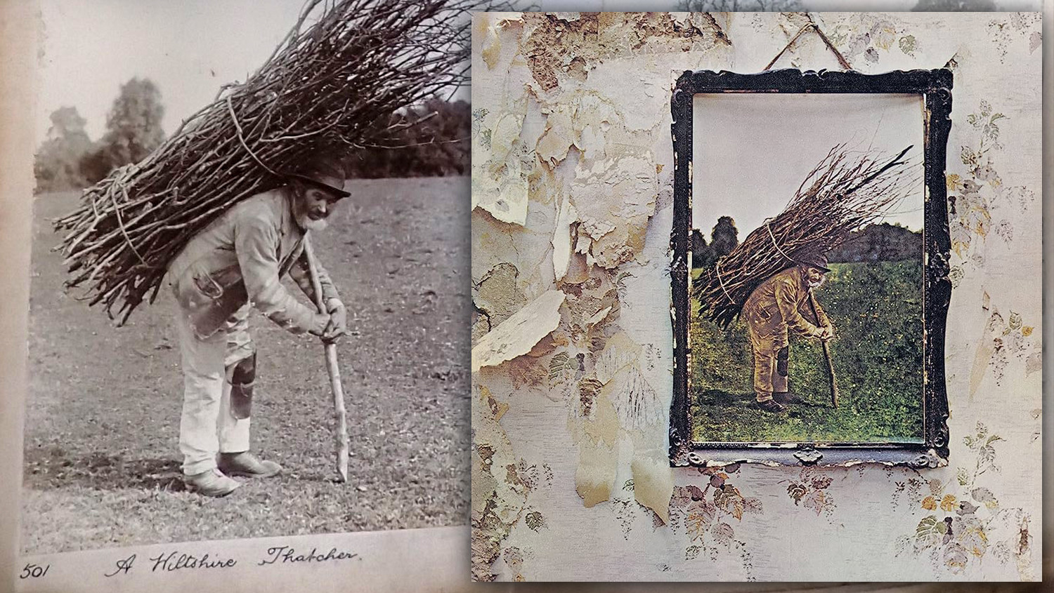 Личность мужчины с фото на обложке альбома «Led Zeppelin IV» установили  спустя 52 года — ROCK FM